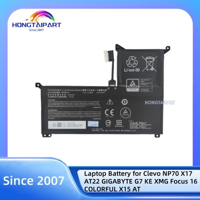 주문 Laptop Battery NP50BAT-4-54 4ICP7 89% New for Clevo NP70 X17 AT22 15.2V 49WH 온라인 제품