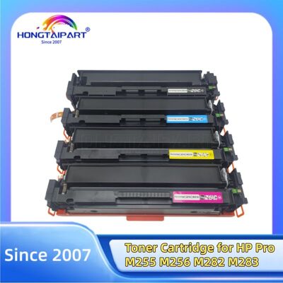 주문 HP Pro M255 M256 M282 M283 컬러 레이저 프린터 예비 부품 소모품용 토너 카트리지 W2210A W2211A W2212A W2213A 207A 온라인 제품