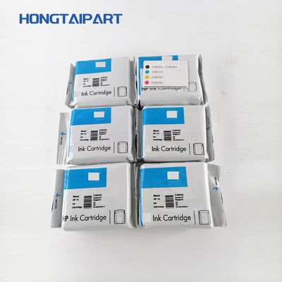 원본 잉크 카트리지 C4844A 10 잉크젯 500 800 815 820 1000 9110 9120 9130 검은 HONGTAIPART