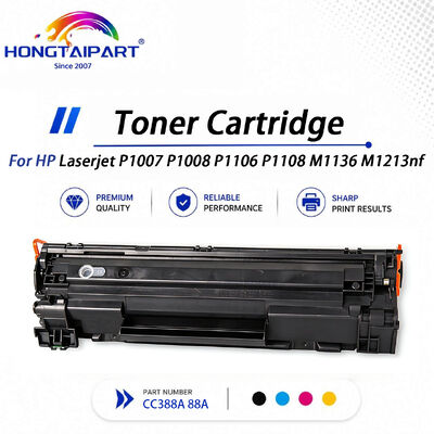 HP 레이저젯 P1007 P1008 P1106 P1108 M1136 M1213nf용 샤프 검정색 토너 카트리지 CC388A 88A